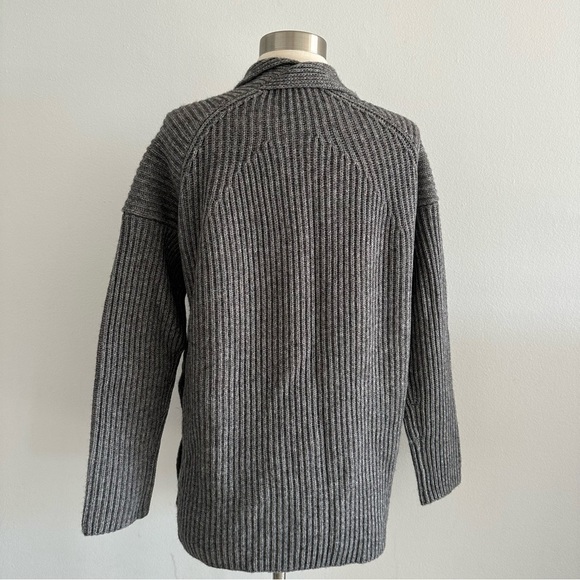 Vince Wool+ Yak Yak Knit Grey Cardigan Sweater M - Picture 10 of 10